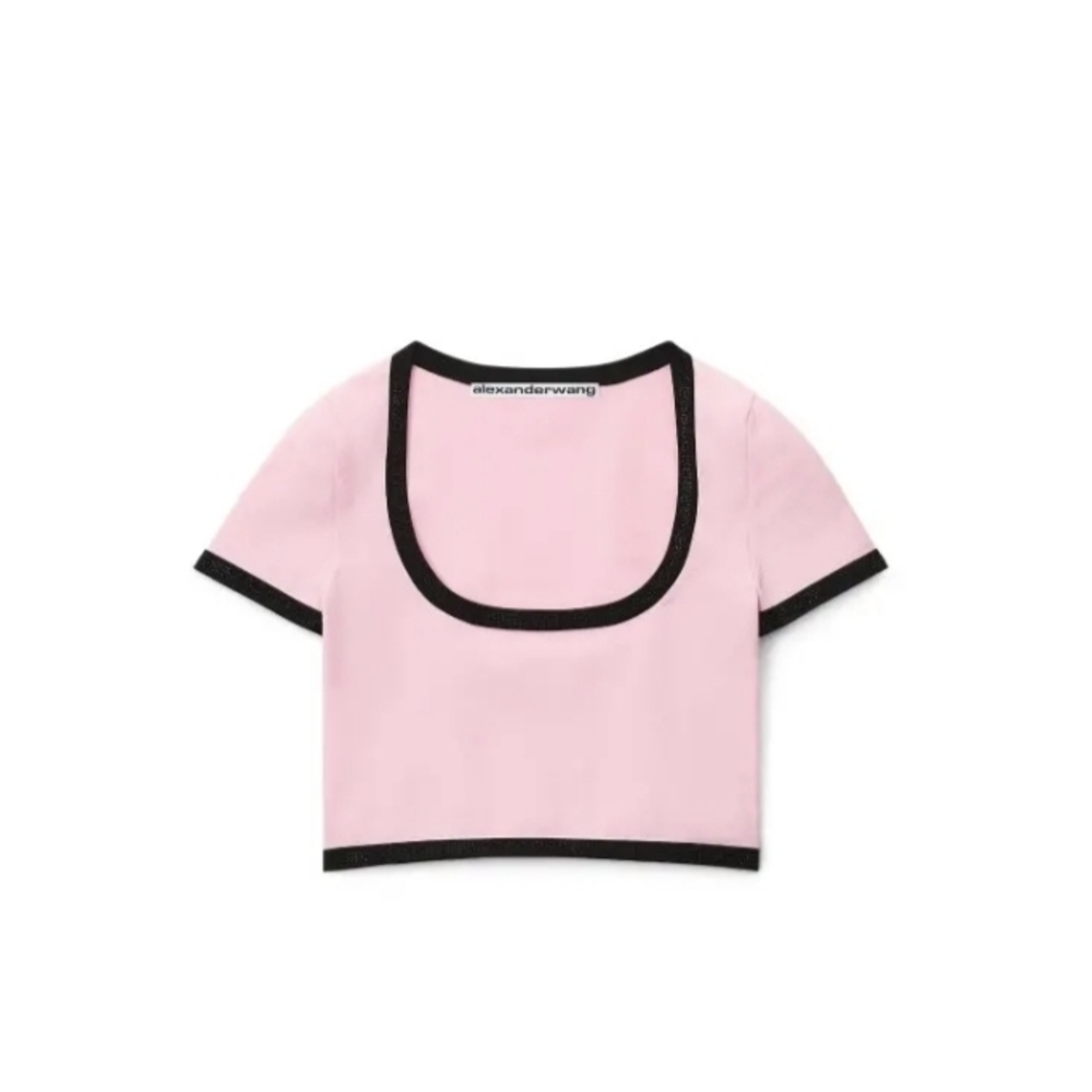 Alexander Wang Pink Crop Top